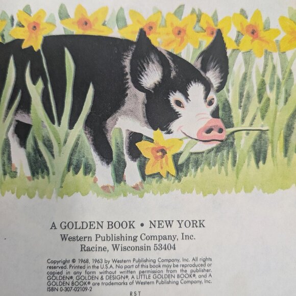 Animals on the Farm Little Golden Book - Picture 2 of 2